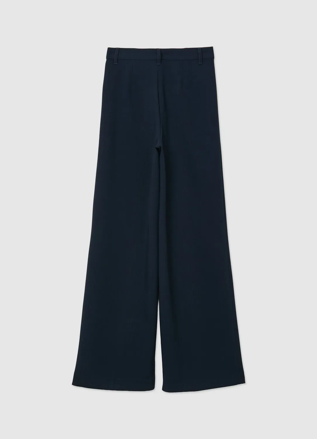 Calliope palazzo uni pantalon large femme plis devant