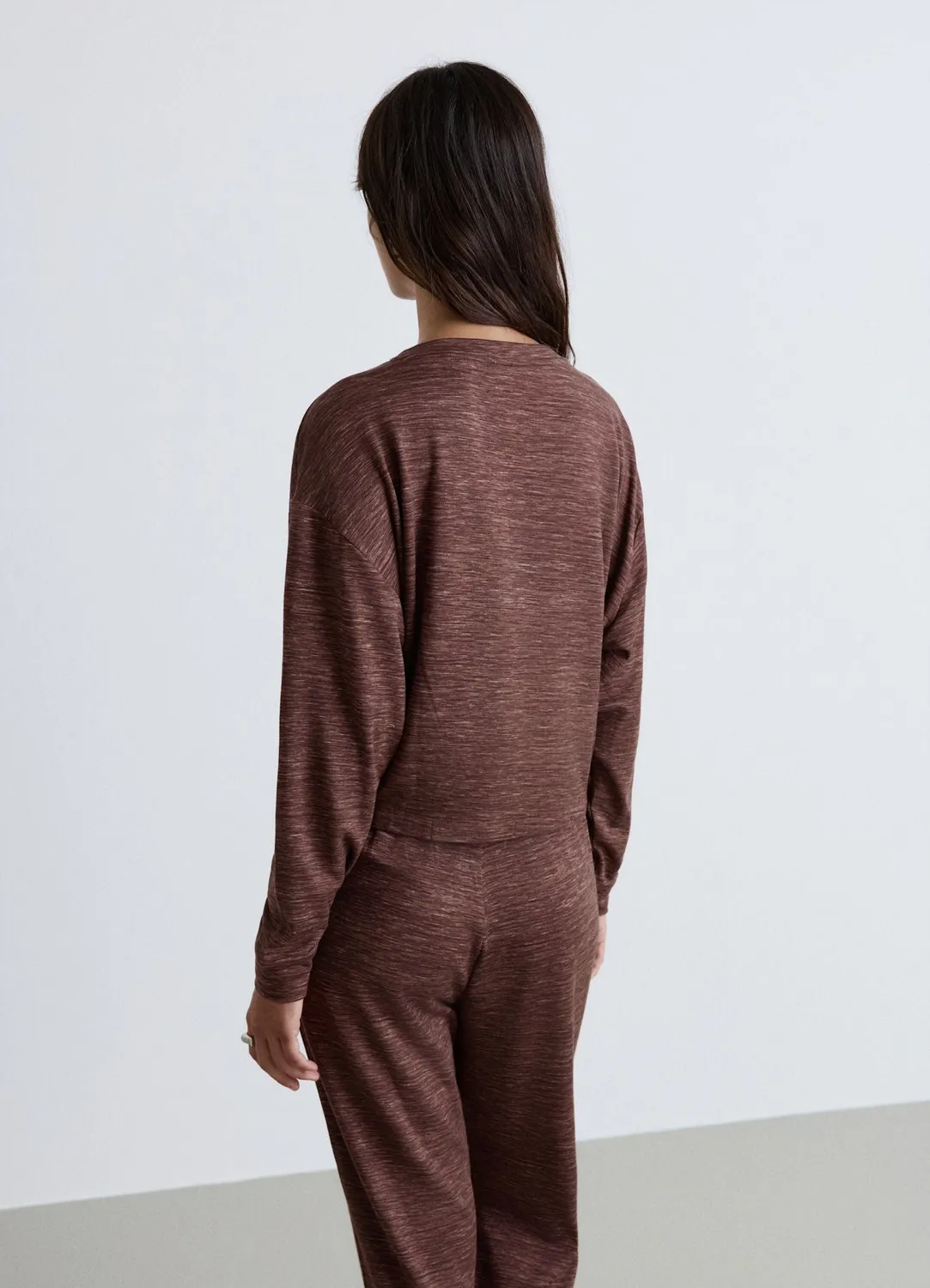 Calliope Ensemble pyjama chiné femme 2 pièces