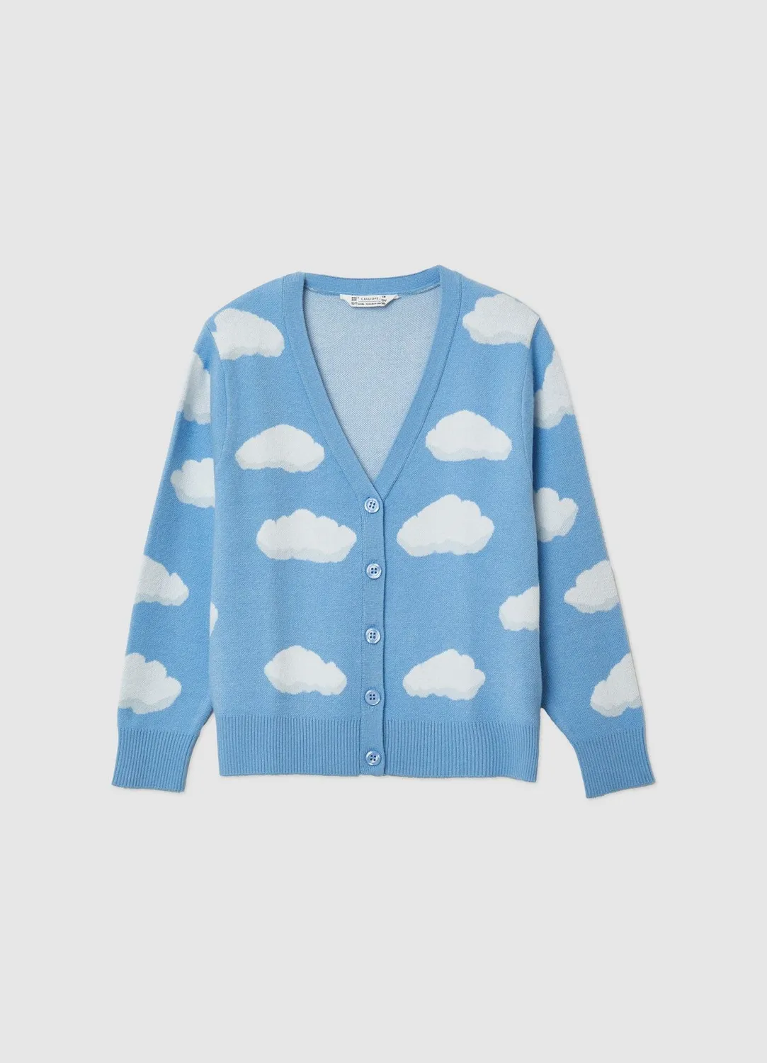 Calliope Cardigan maille nuage fille col V