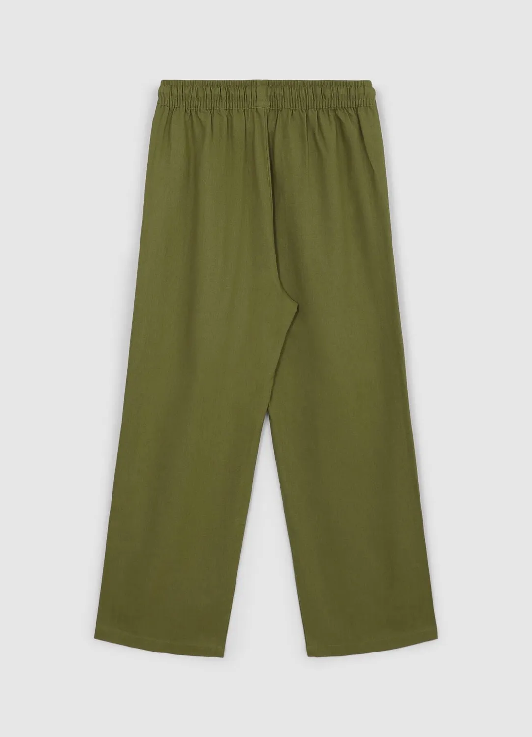 Calliope pantalon jogger lin femme uni