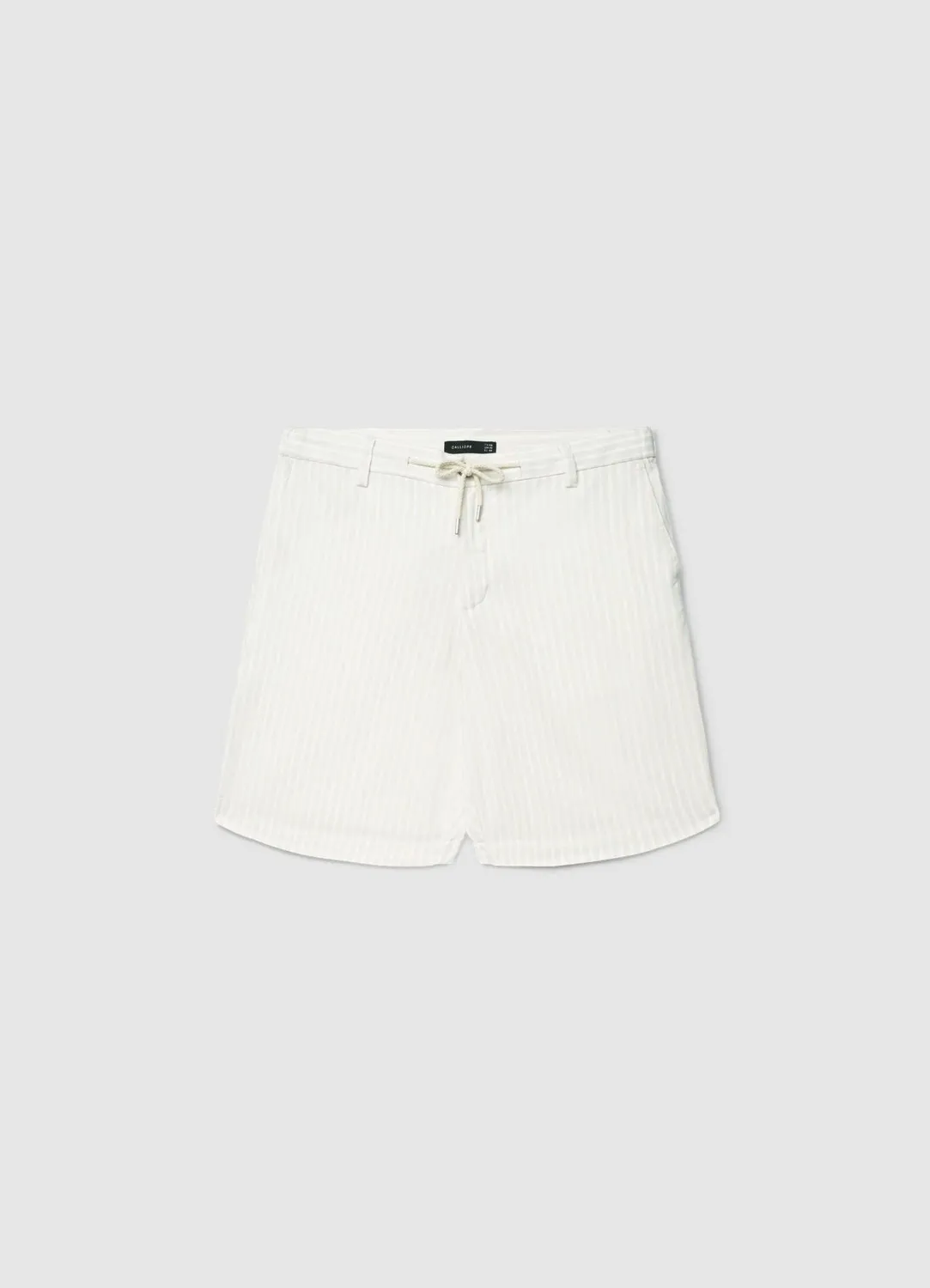 Calliope bermuda rayé homme cordon