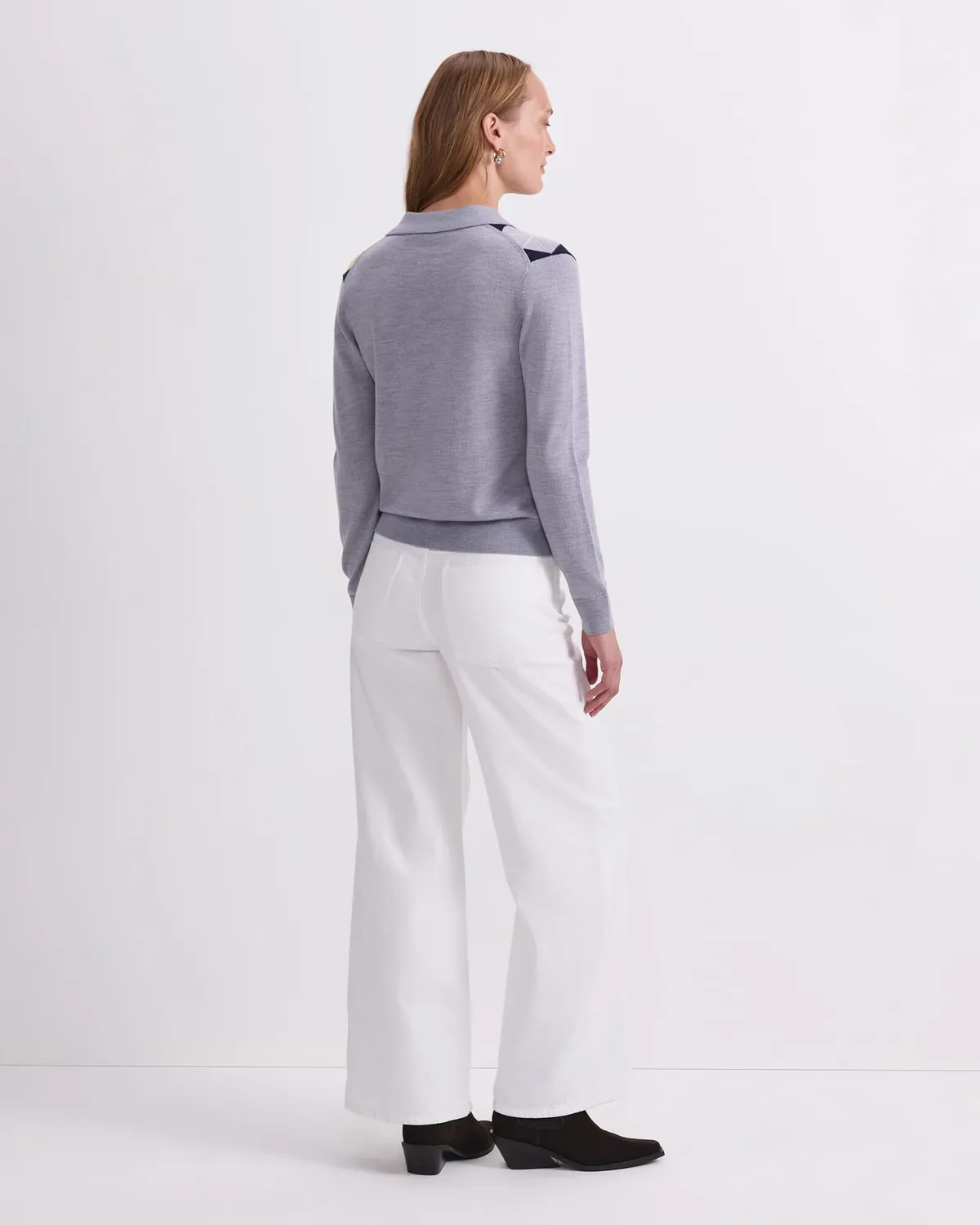 Sportscraft Francis Polo mérinos argyle femme