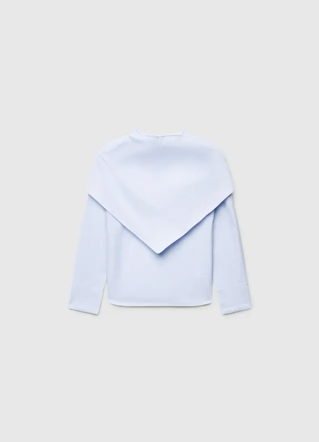 Calliope blouse bandana femme rayée manches longues