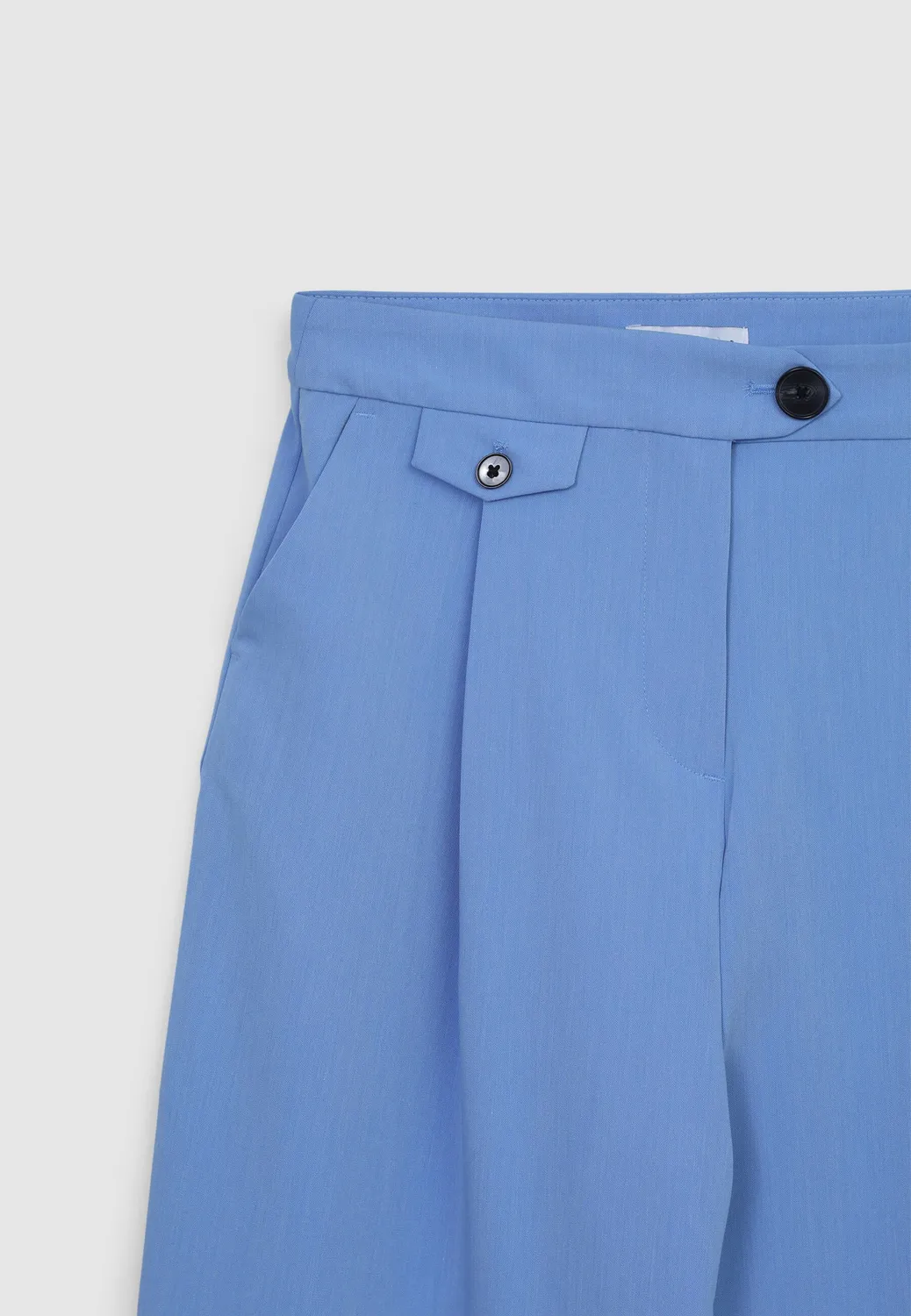 Calliope Pantalon palazzo à pinces femme fluide
