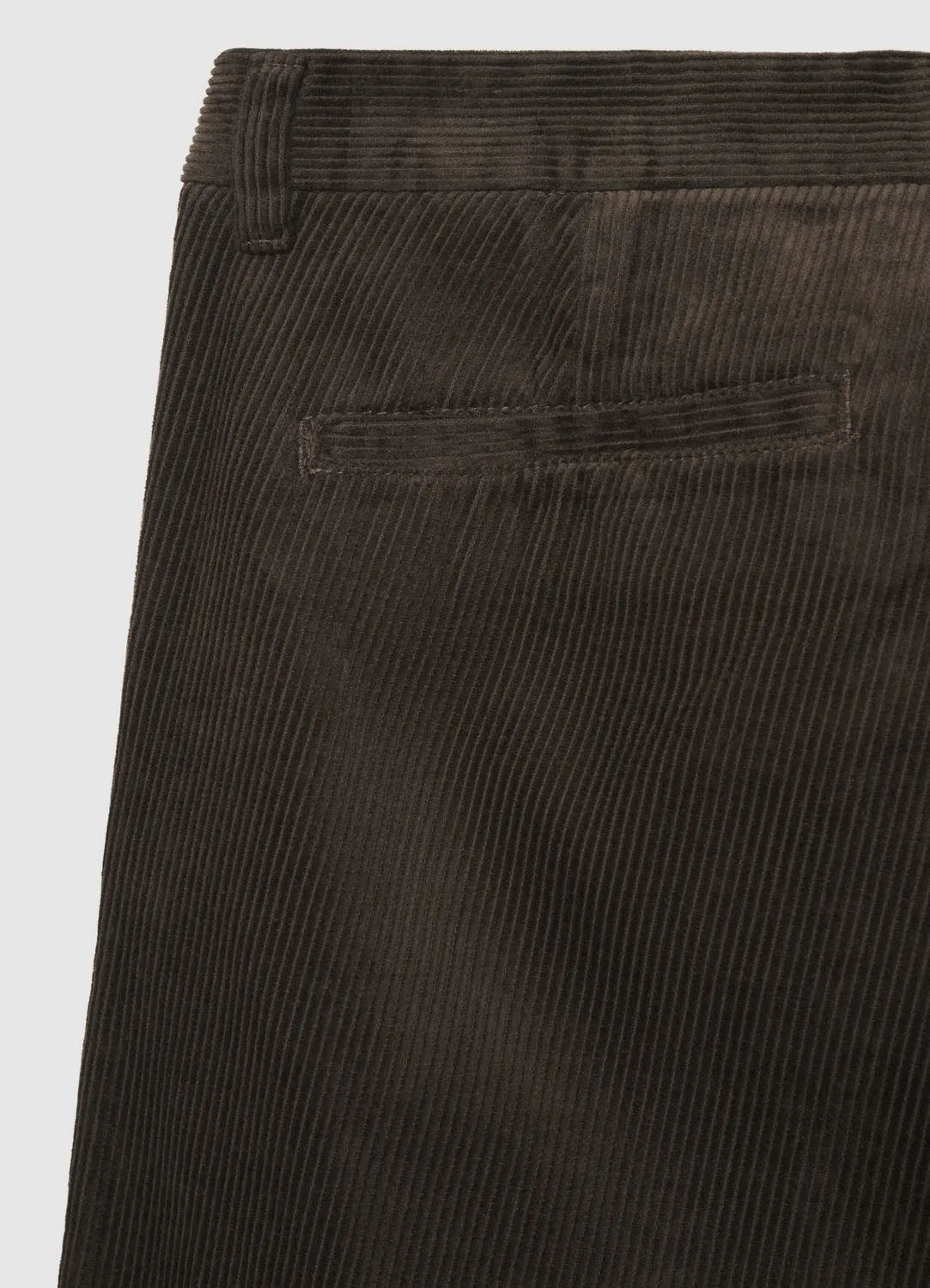 Calliope Pantalon chino velours homme droit à pinces