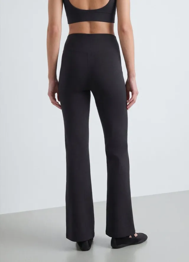 Calliope Leggings femme flare taille haute