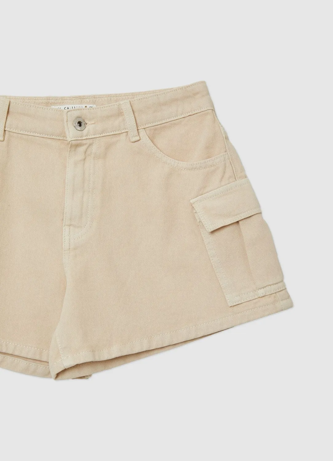Calliope short cargo fille poches plaquées utility