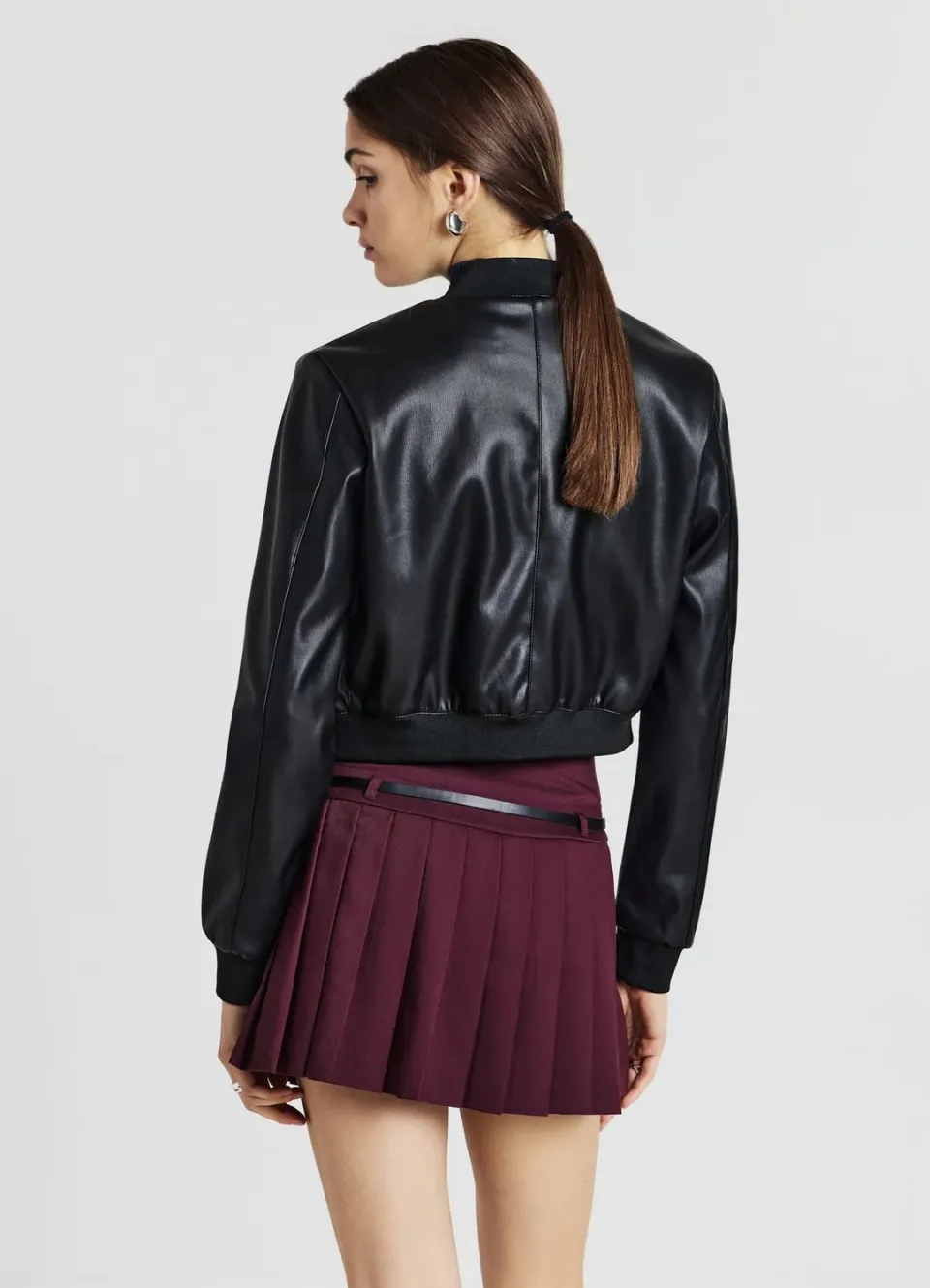 Calliope Skort plissé femme avec ceinture
