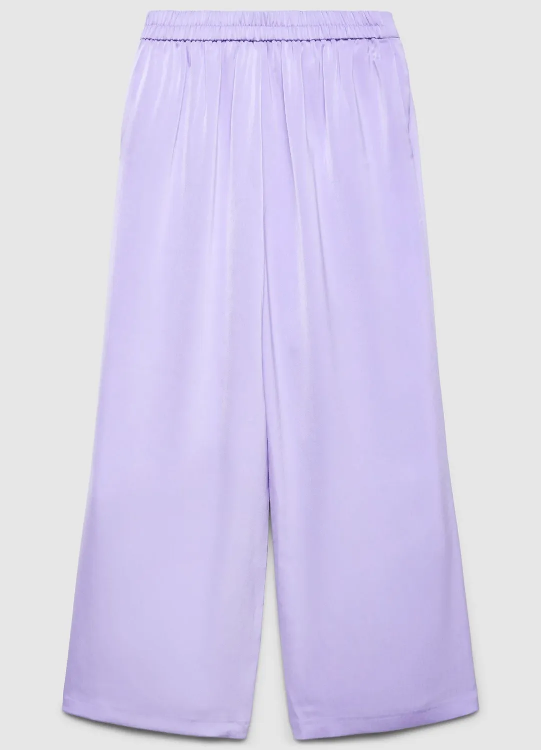 Calliope pantalon palazzo satiné fluide femme