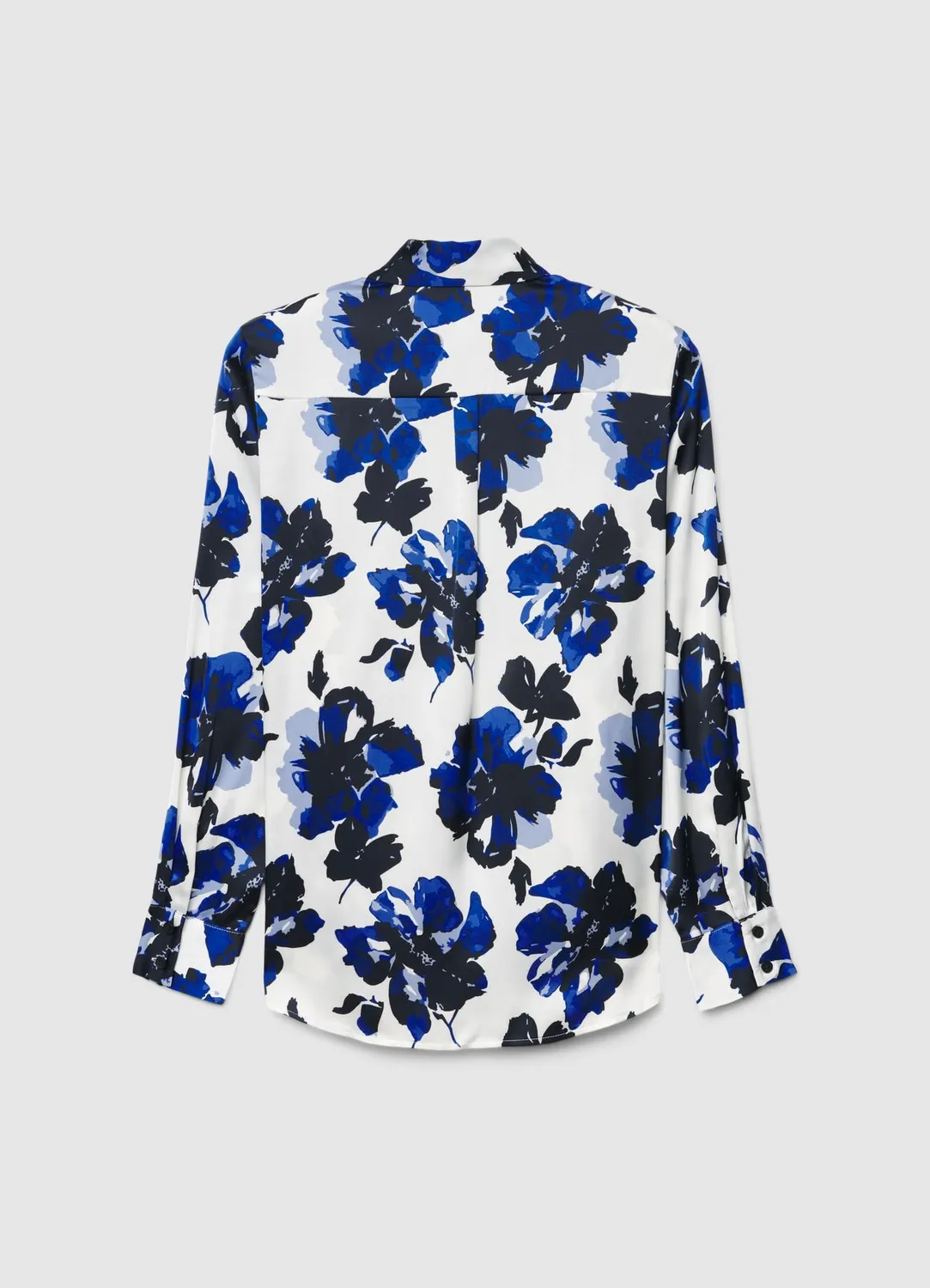 Calliope chemise fleurs satinée femme