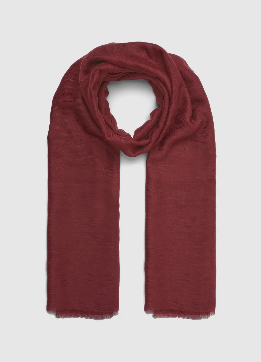 Calliope Pashmina Unie Echarpe 180x70 cm Franges