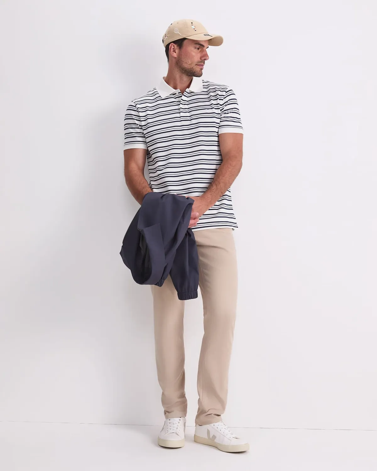 Sportscraft 208081 SC Stripe Pique polo homme coton