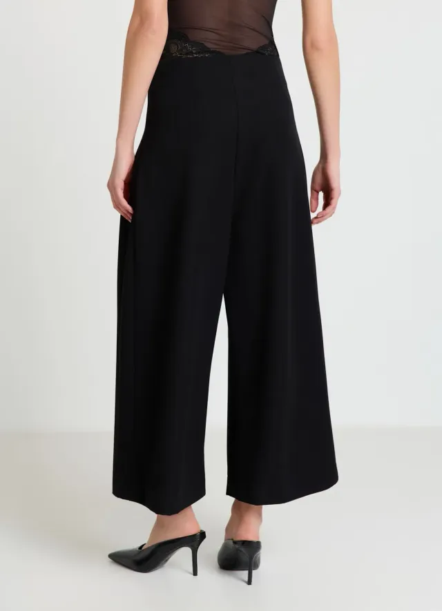 Calliope pantalon culotte à plis femme large
