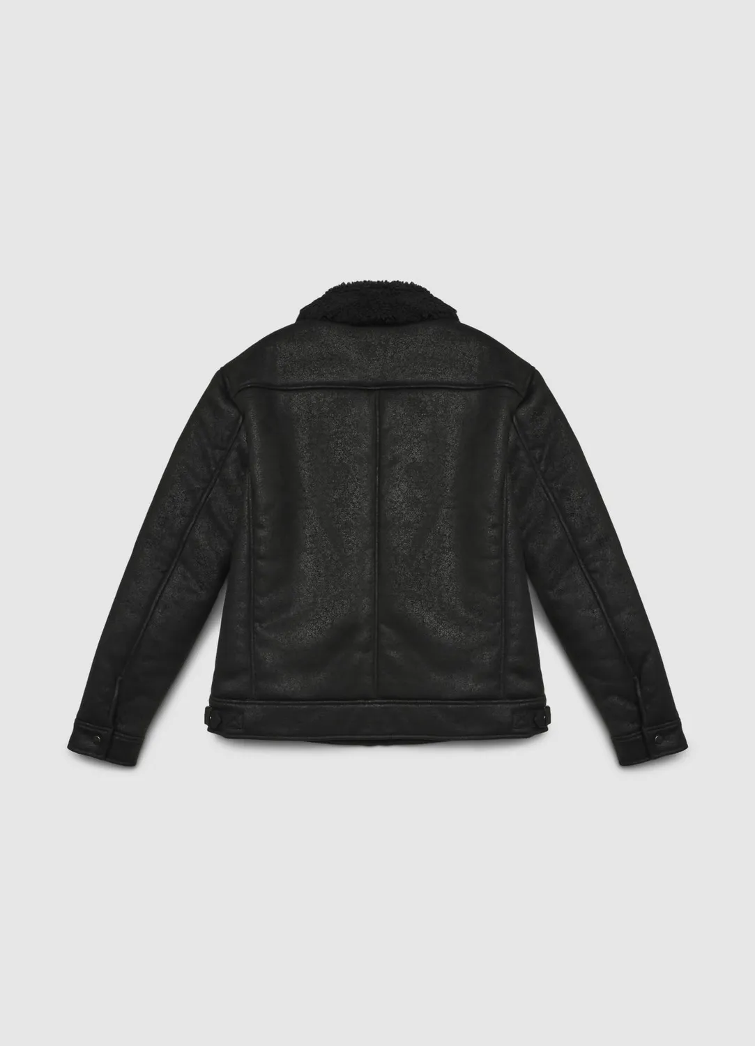 Calliope Veste homme effet mouton zippée chaude
