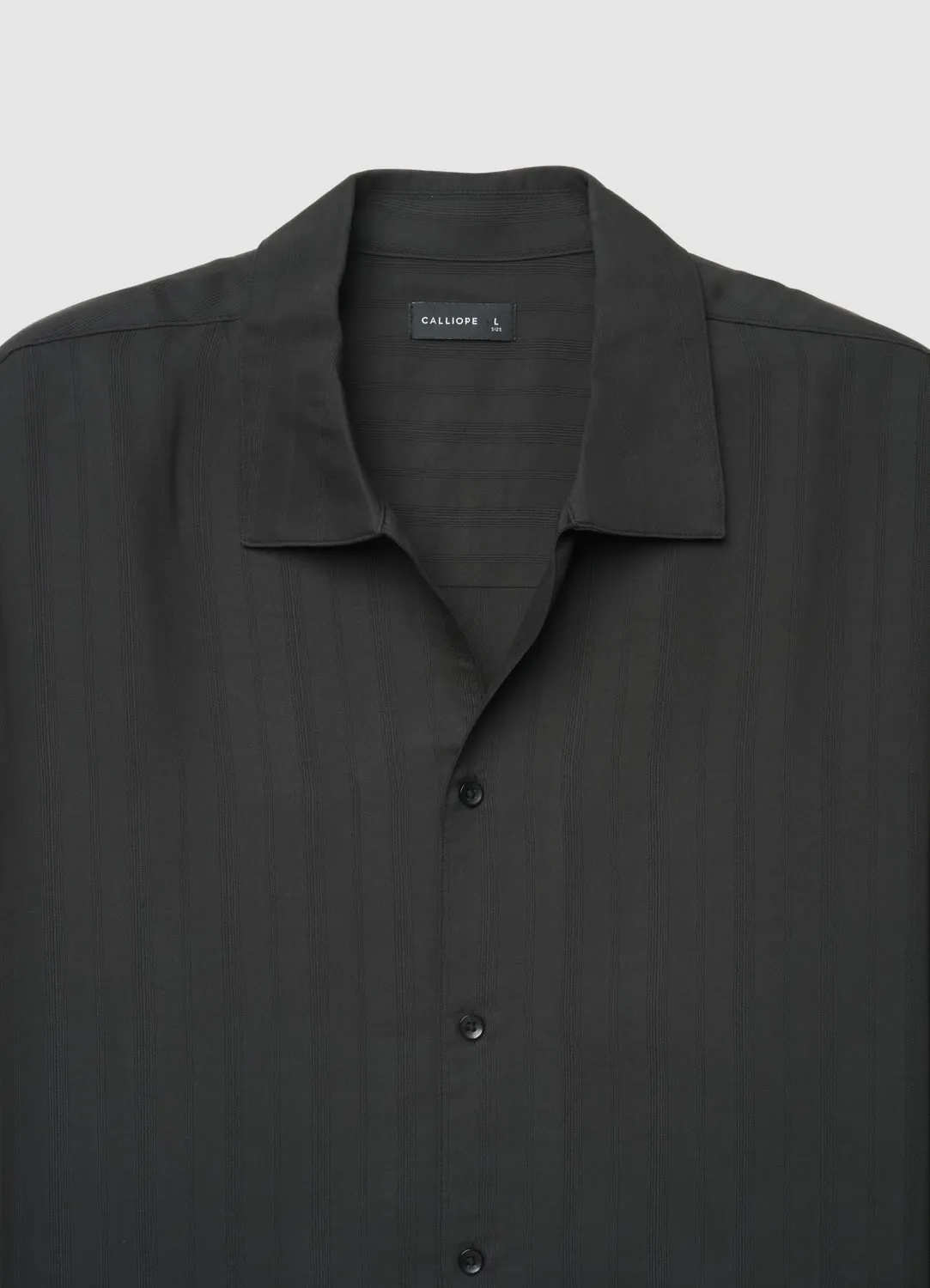 Calliope Rayures chemise homme jacquard col resort