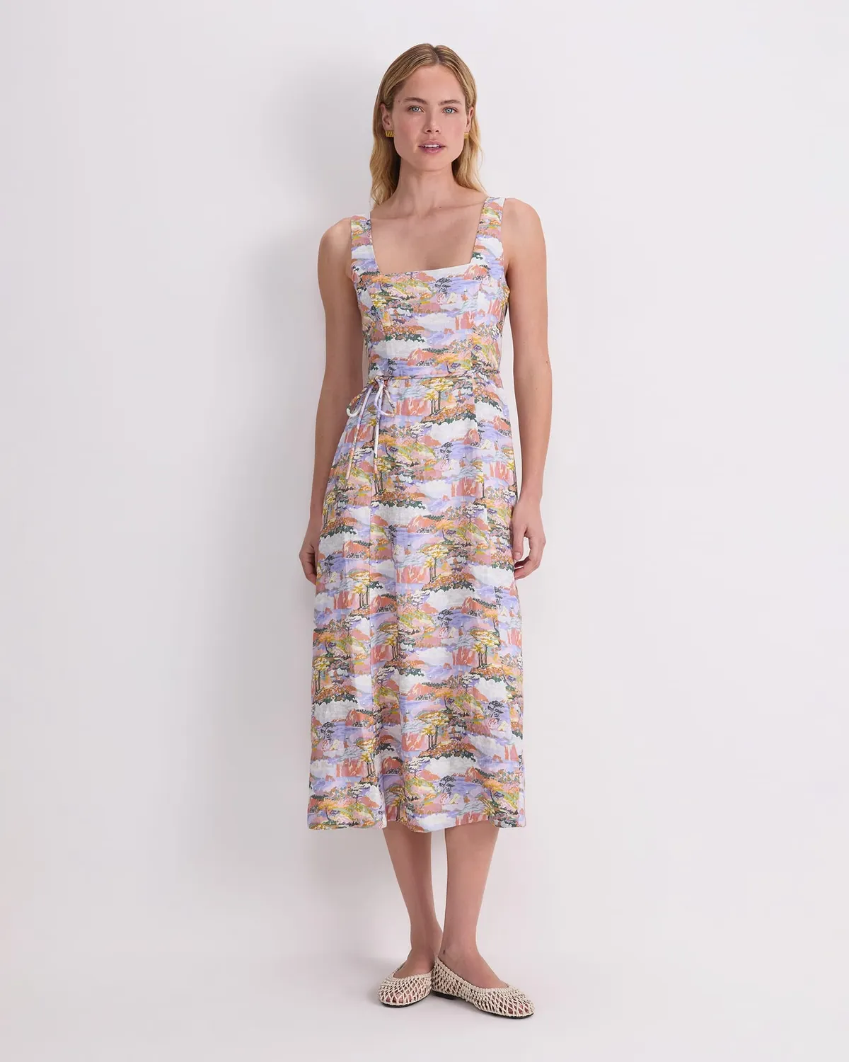 Sportscraft Coastal Parade Liberty robe midi lin