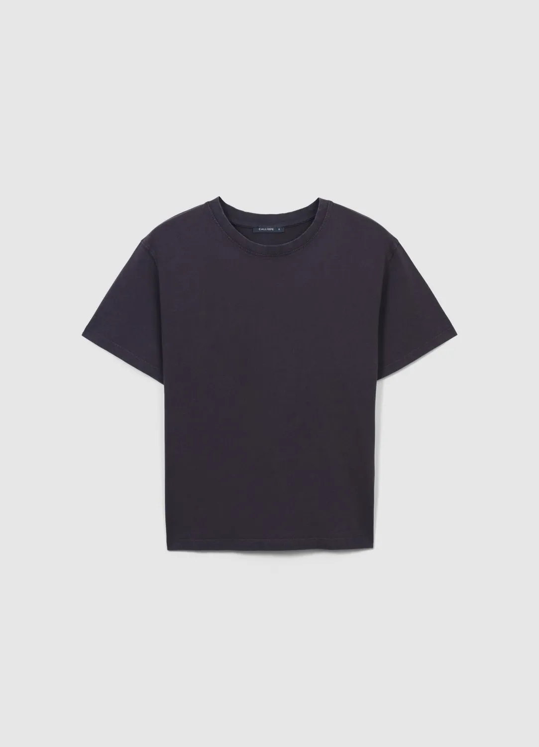 Calliope t-shirt délavé femme coton col rond