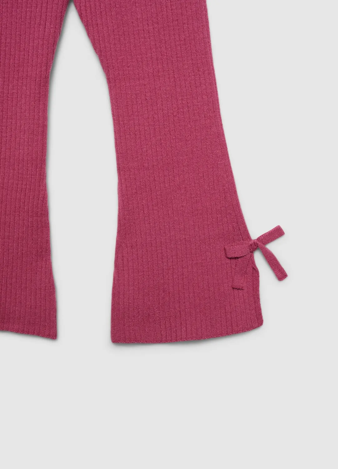 Calliope Legging patte fille 6-7 ans côtelé nœuds