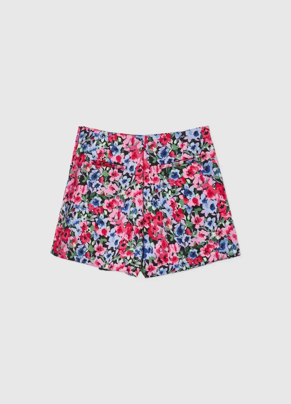 Calliope jupe-culotte satinée à fleurs femme