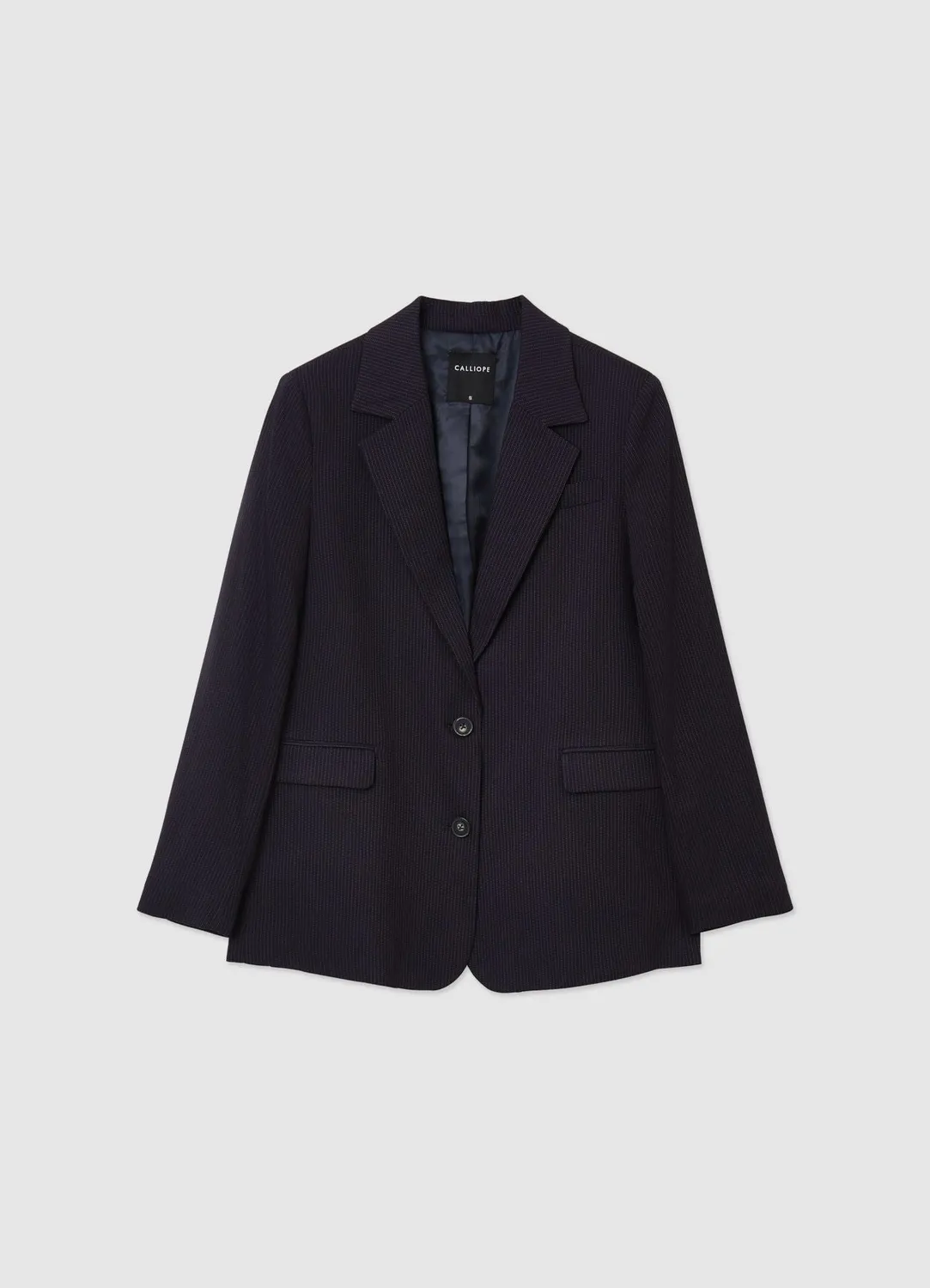 Calliope veste blazer rayée femme deux boutons