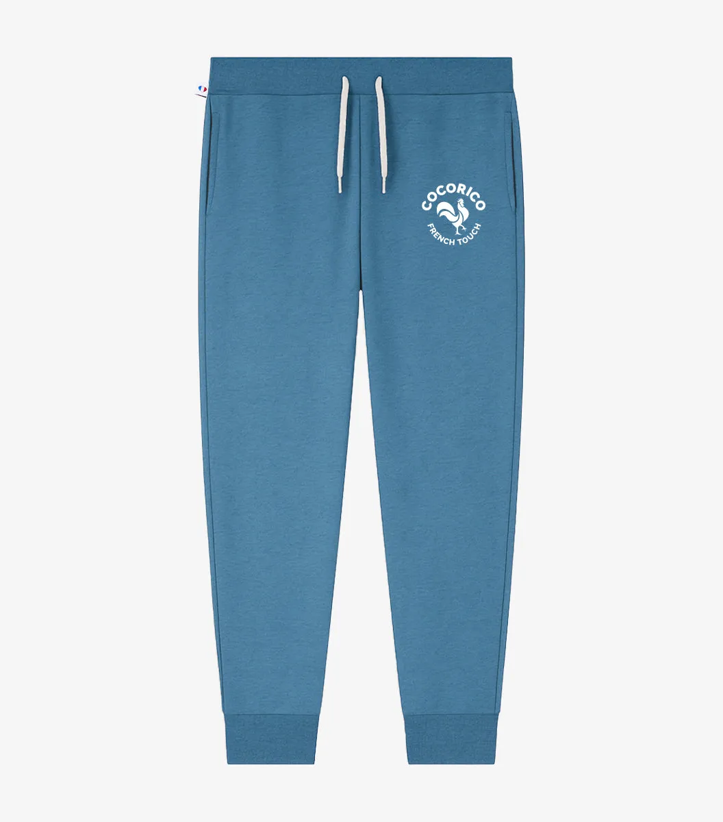 Cocorico Azur Coq Français jogging homme bleu coton