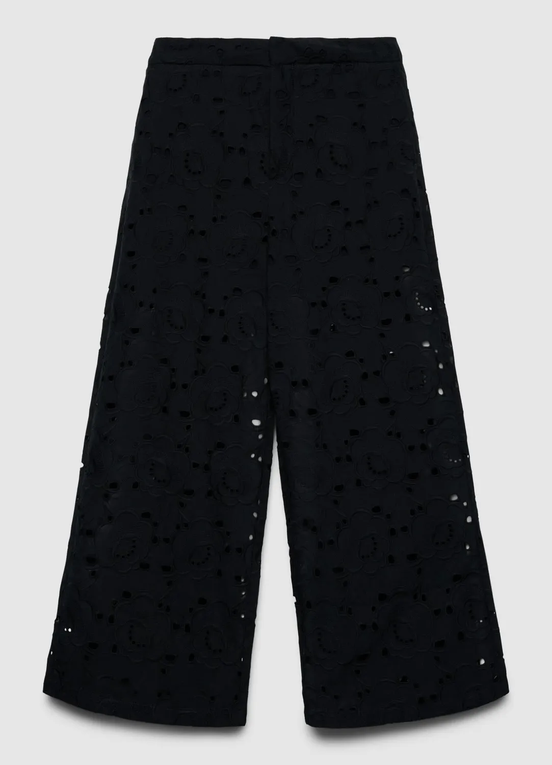Calliope Pantalon culotte femme broderie sangallo