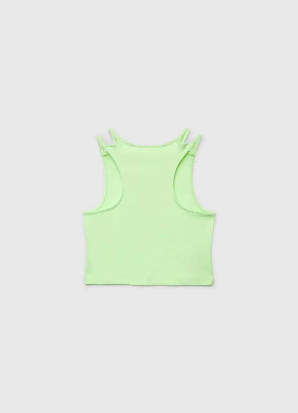 Calliope Top à côtes fille broderie fleur