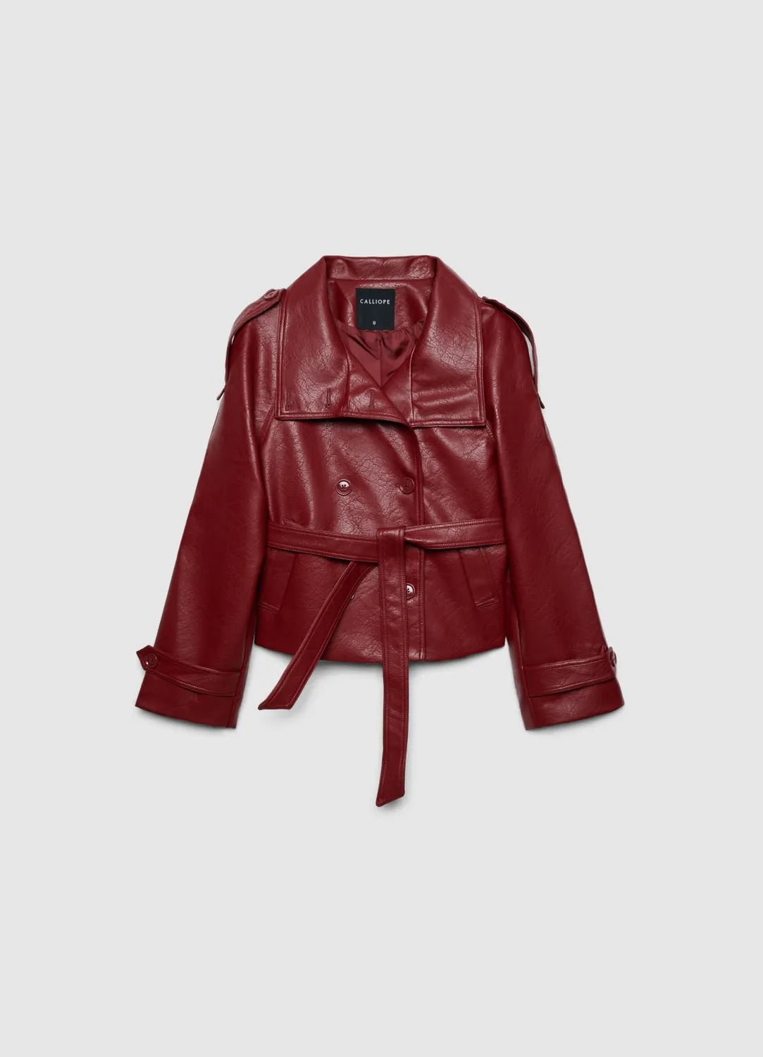 Calliope Trench court femme ceinture