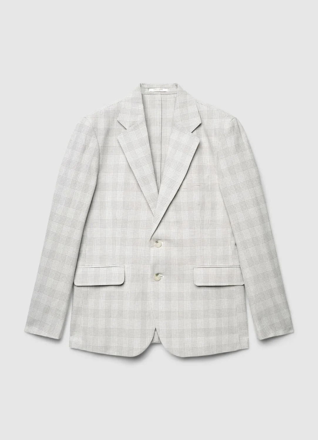 Calliope veste à carreaux homme deux boutons