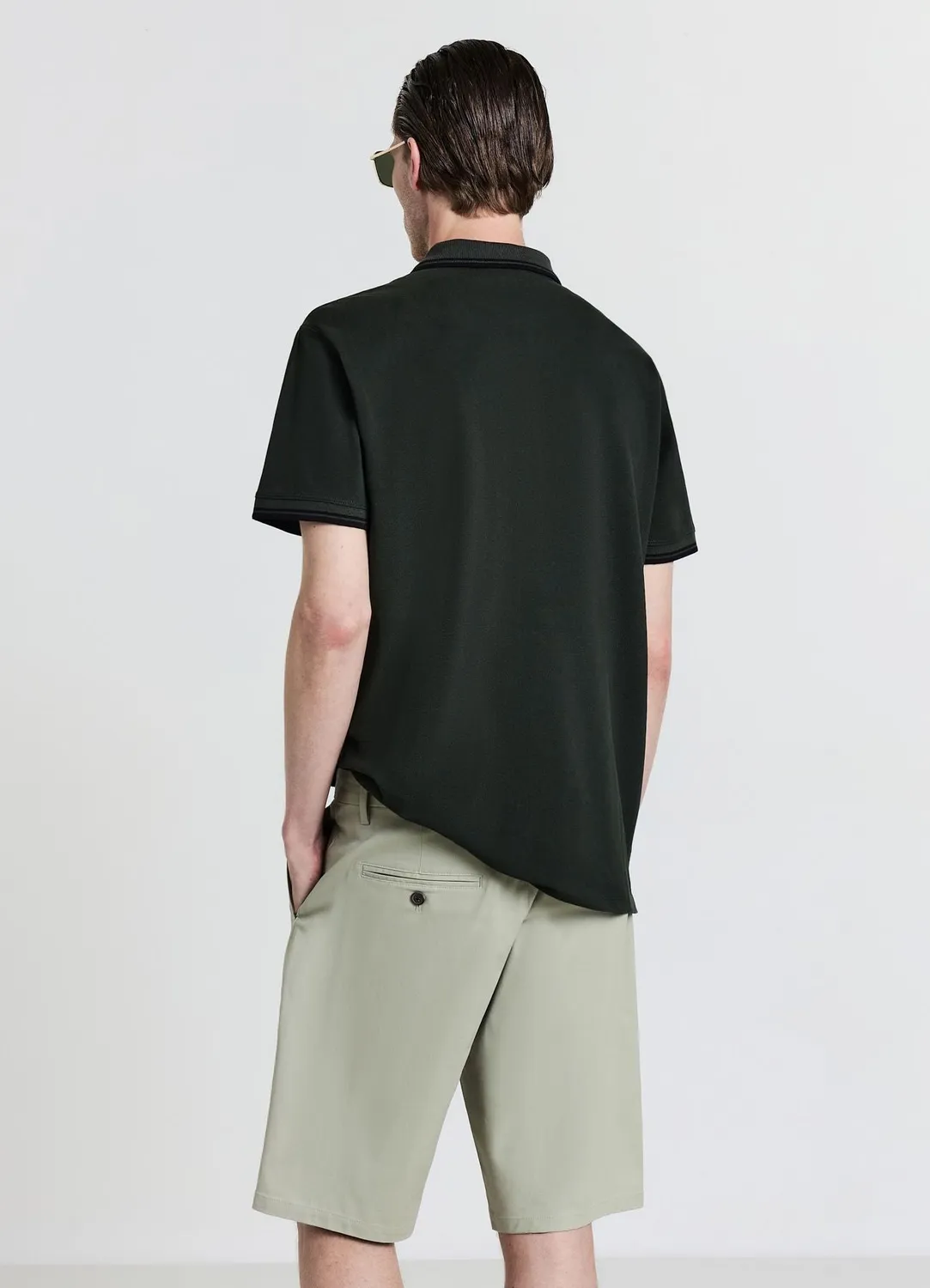 Calliope Short Chino homme en coton uni regular