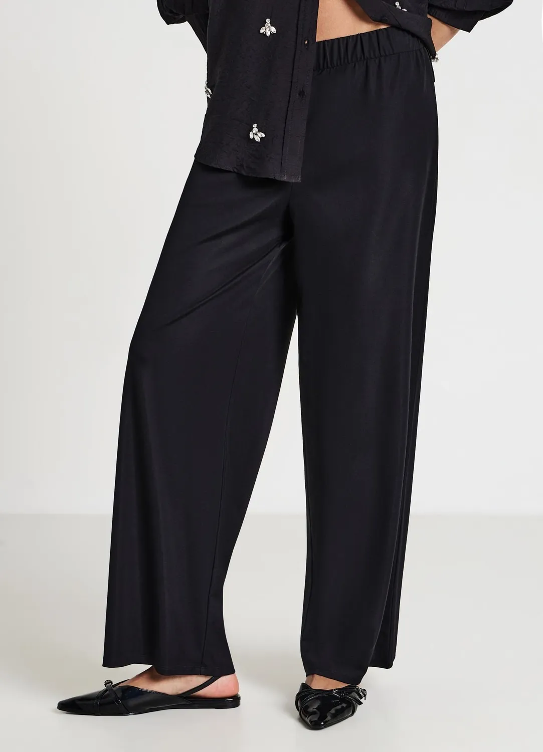 Calliope jogging wide leg femme taille élastique