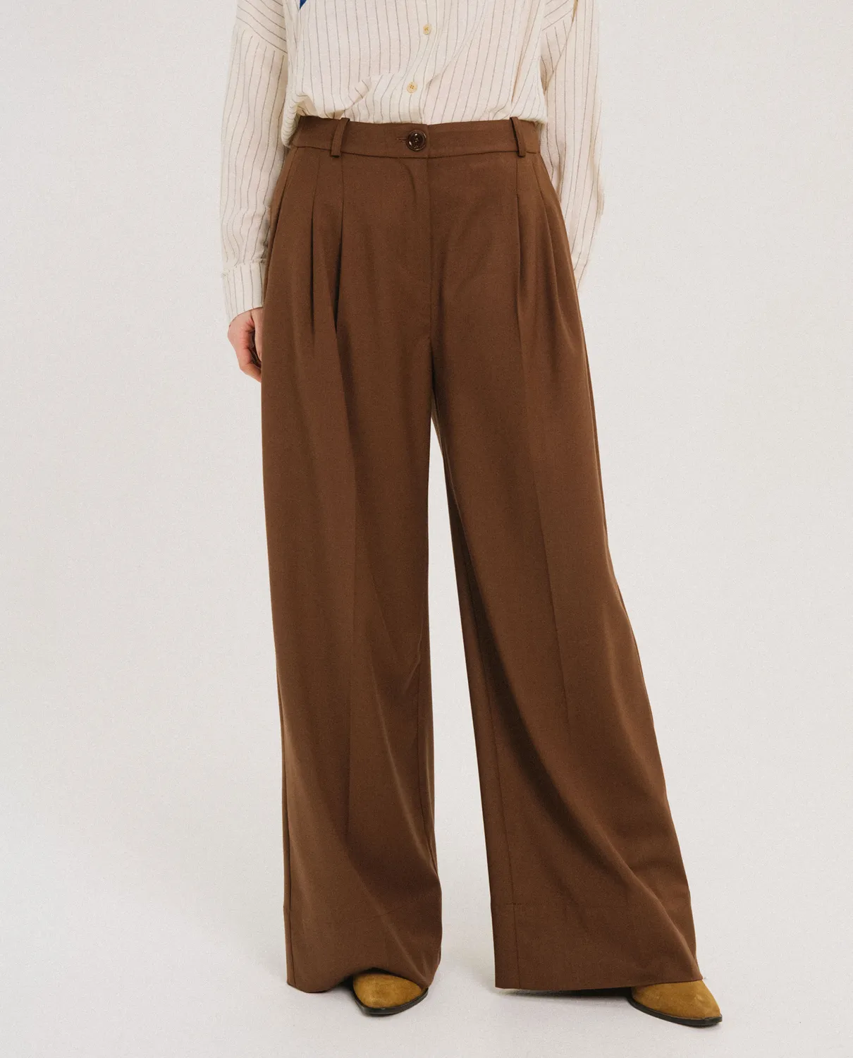 Tinsels Upton pantalon Ginger gabardine large