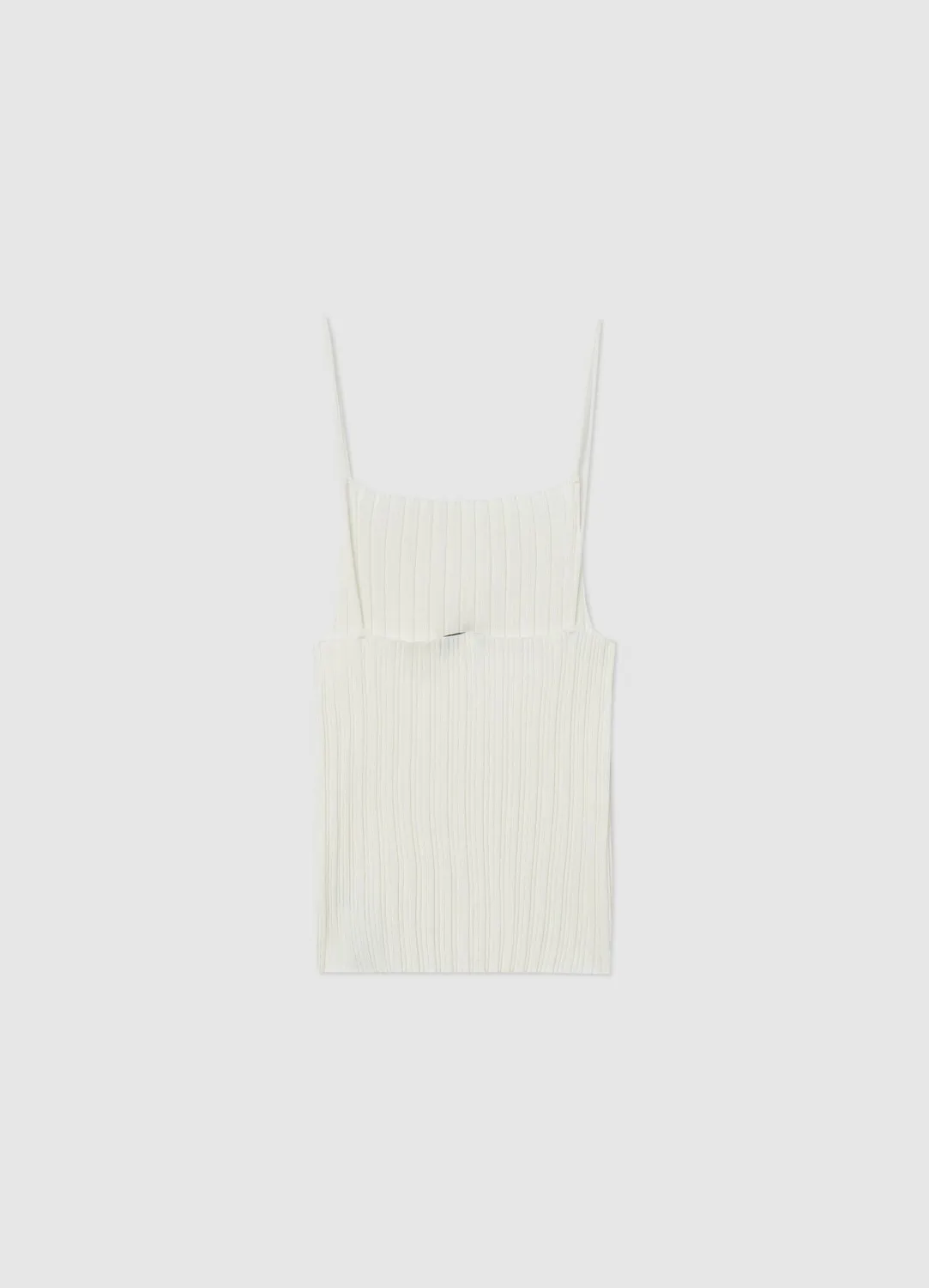 Calliope top maille bretelles fines femme uni