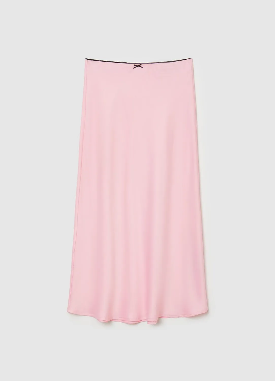 Calliope jupe midi femme S effet satin uni