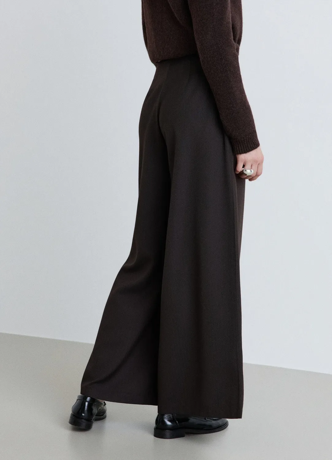 Calliope pantalon culotte crop femme chevrons