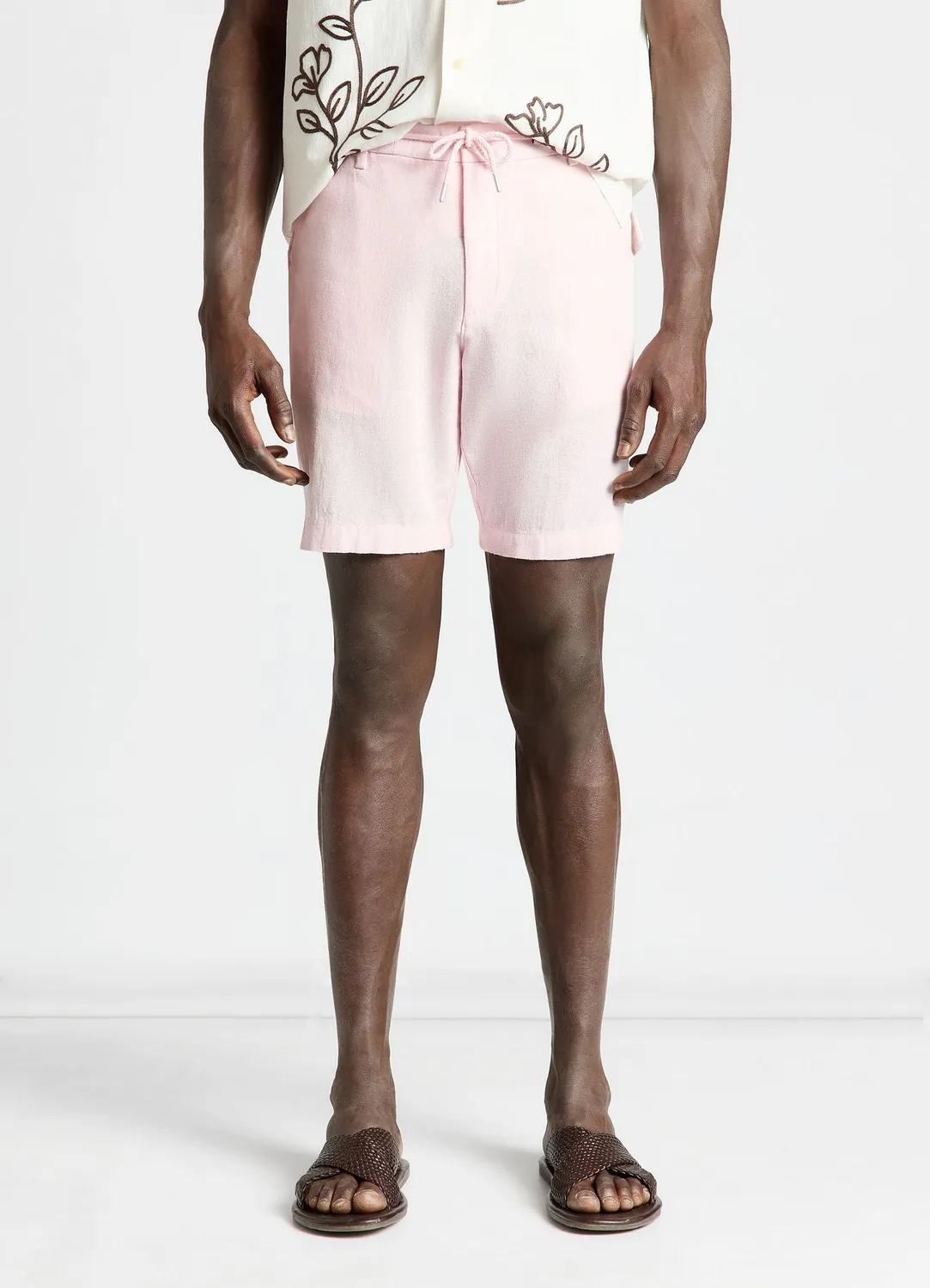 Calliope bermuda homme lin regular grandes tailles