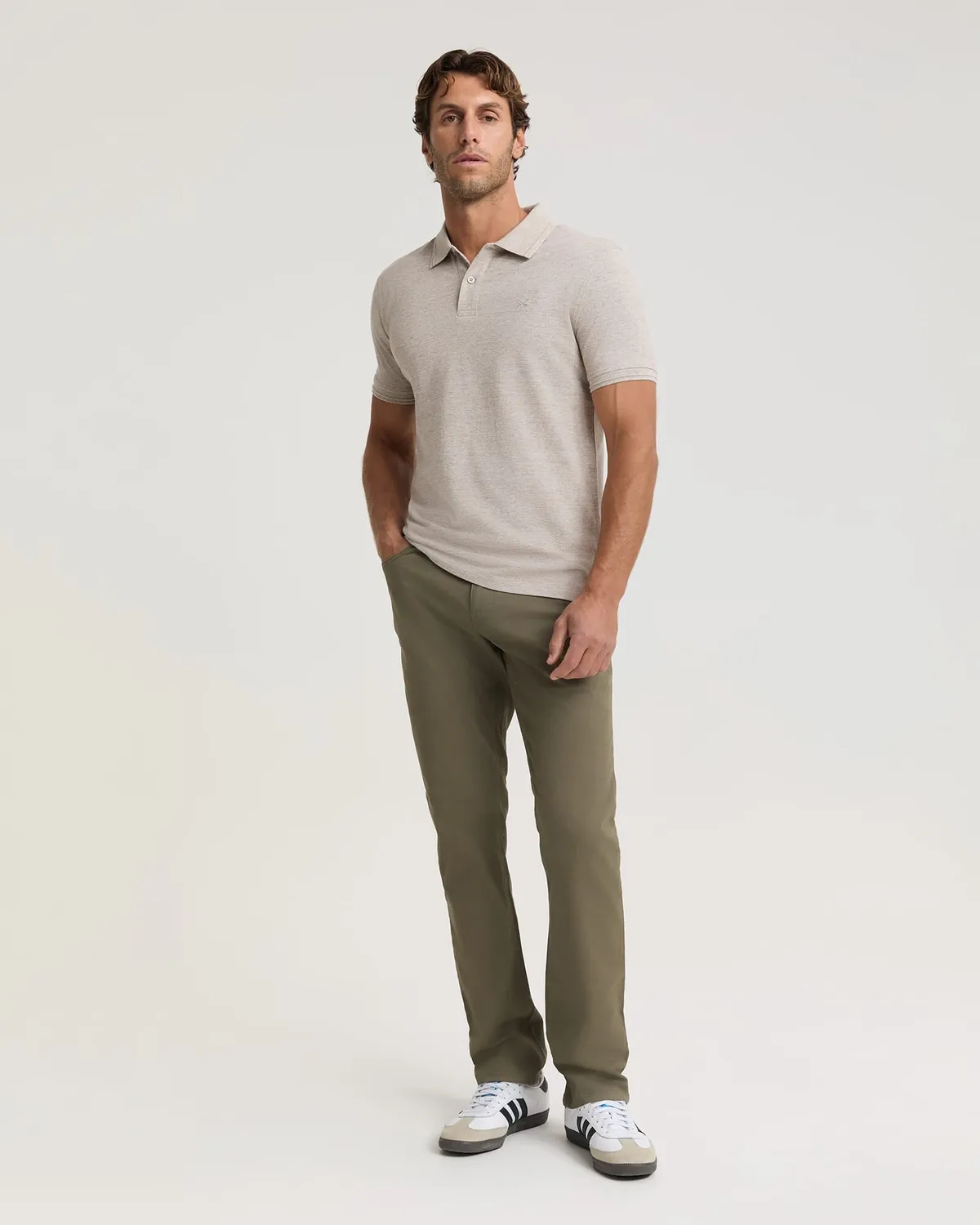Sportscraft SC Melange polo piqué coton homme