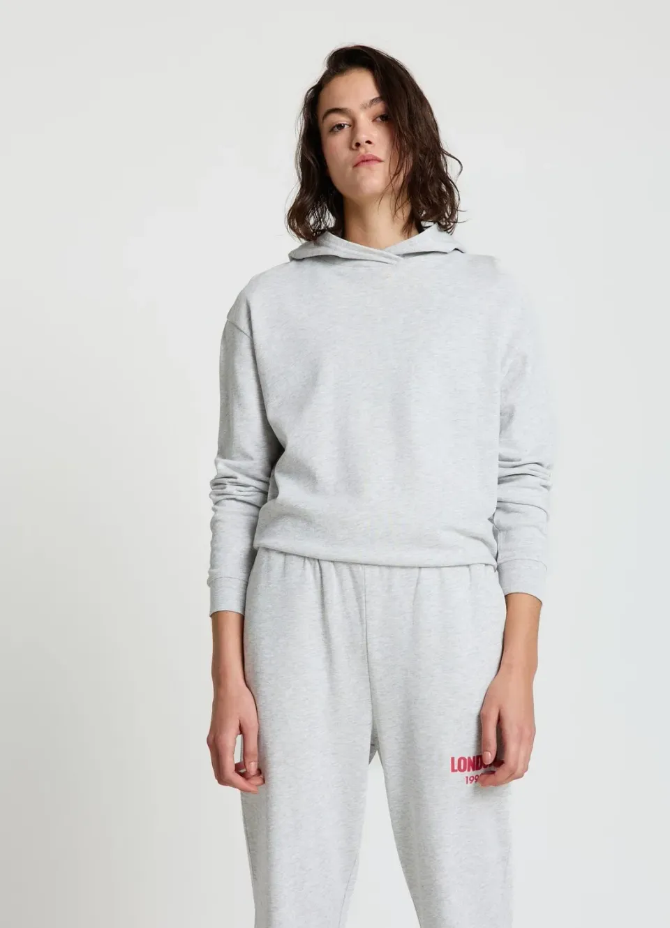 Calliope Sweat Crop Capuche Sweat Femme Dos Imprimé
