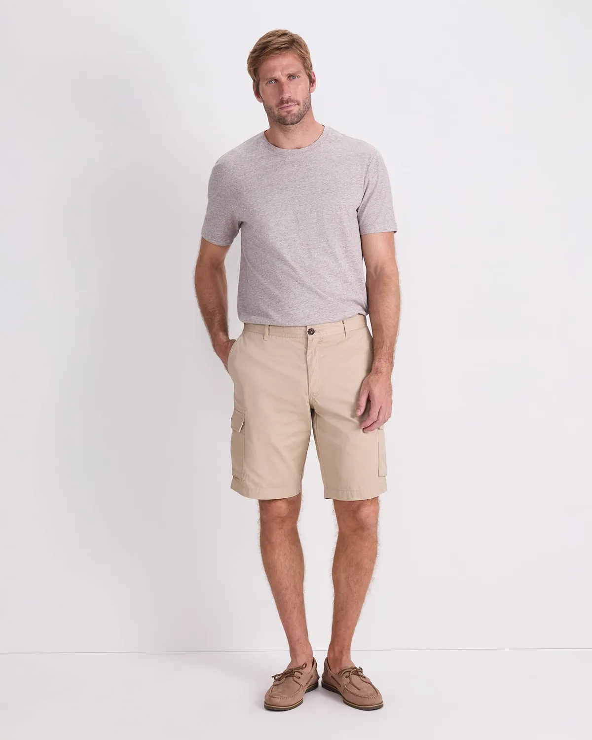 Sportscraft Cargo Short bermuda coton homme délavé