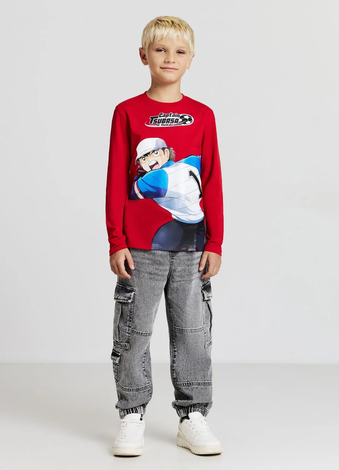 Calliope t-shirt Captain Tsubasa garçon 4-5 ans coton
