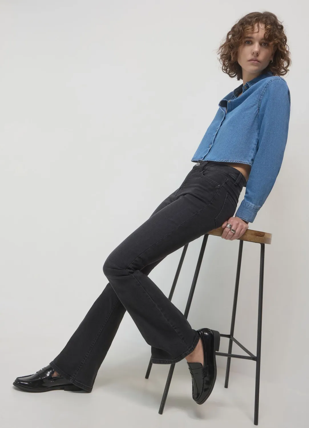 Calliope jeans flare femme 5 poches