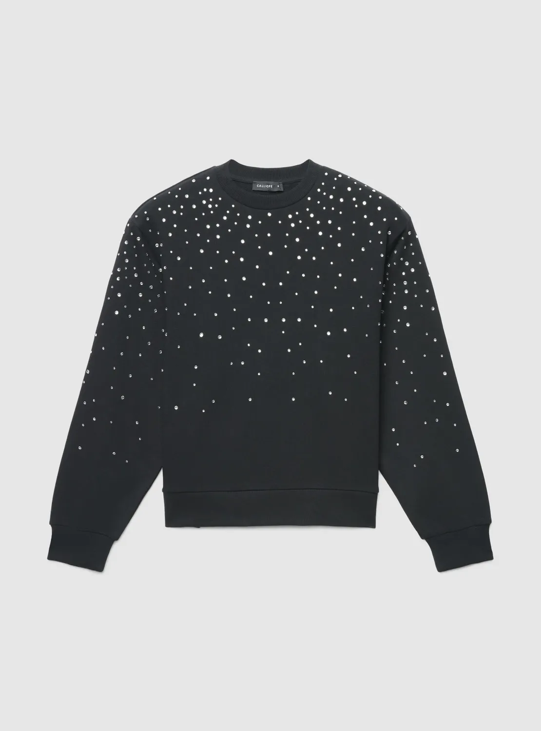 Calliope Girocollo Strass sweat femme col rond