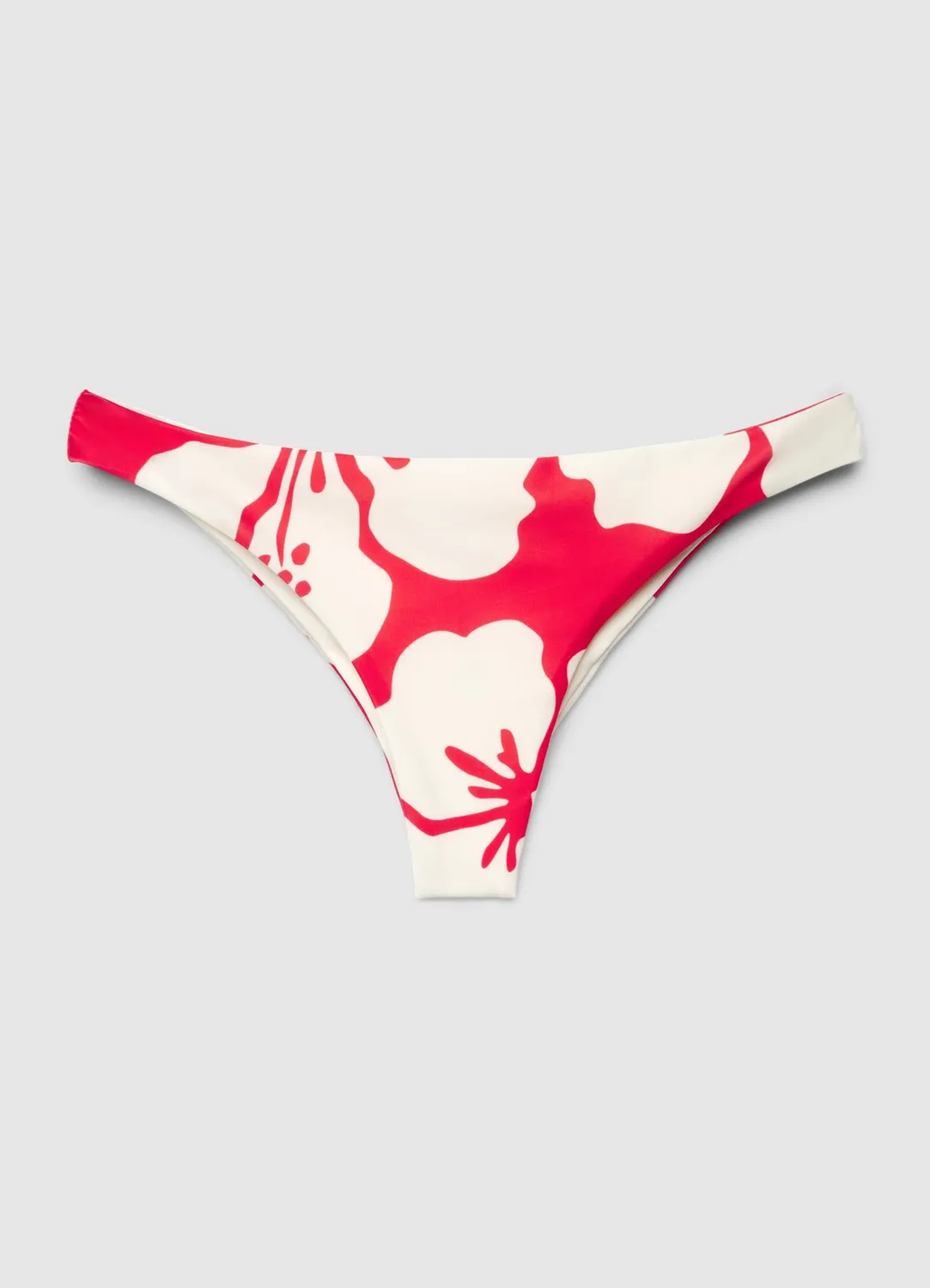 Calliope slip bikini brésilien femme fleuri taille basse