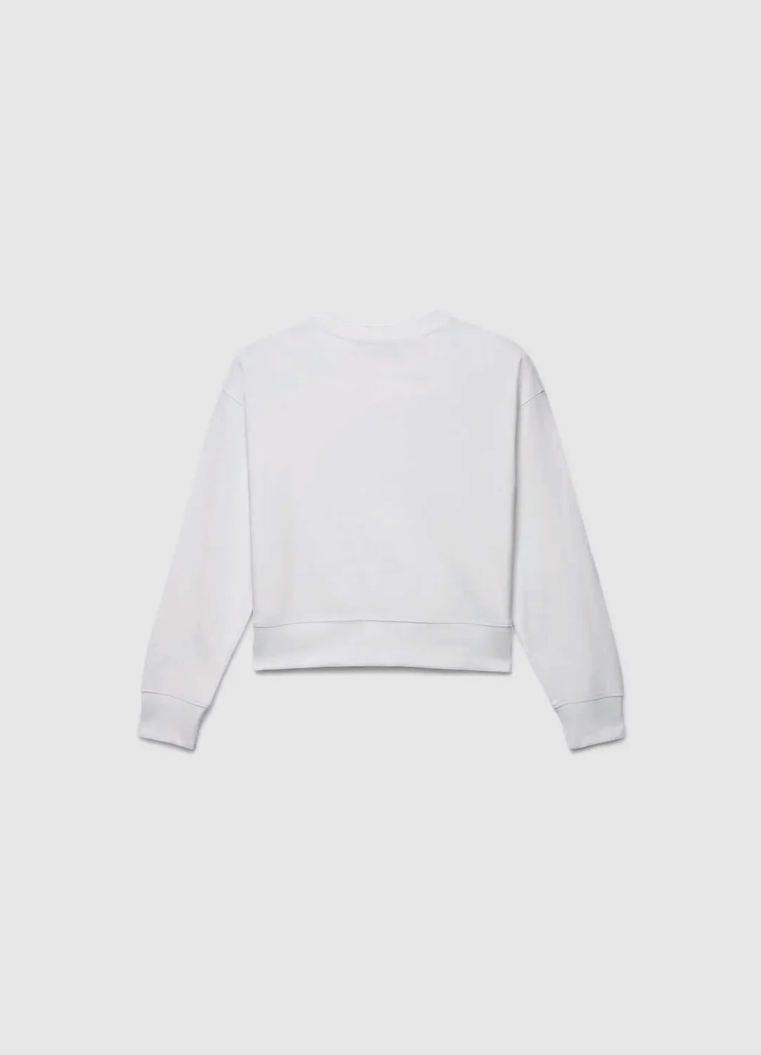 Calliope sweat col rond uni femme coton