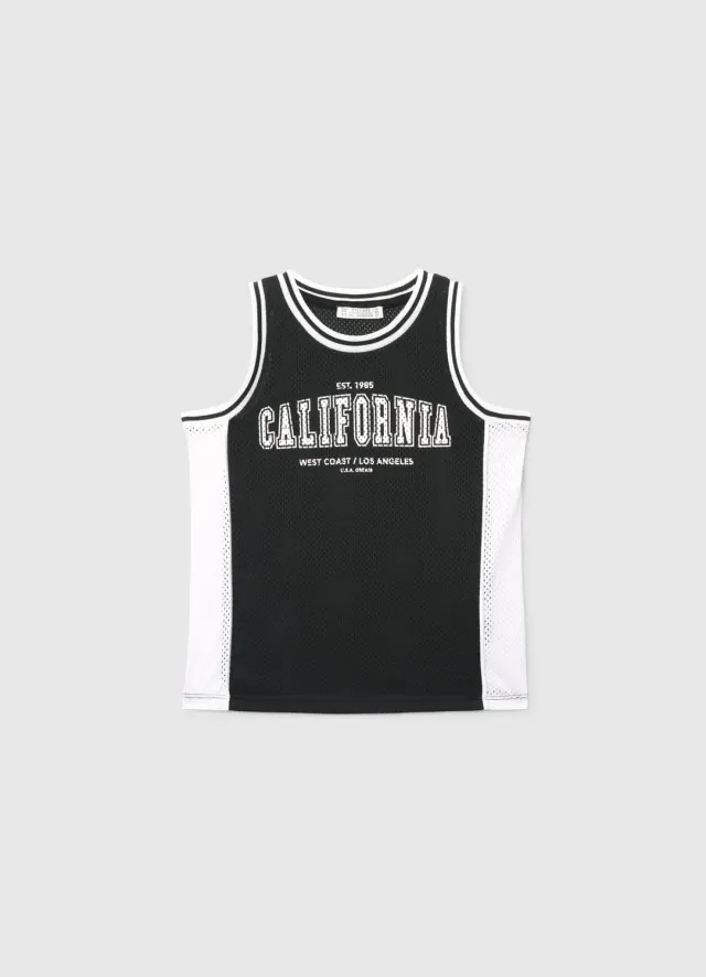 Calliope débardeur basket garçon imprimé