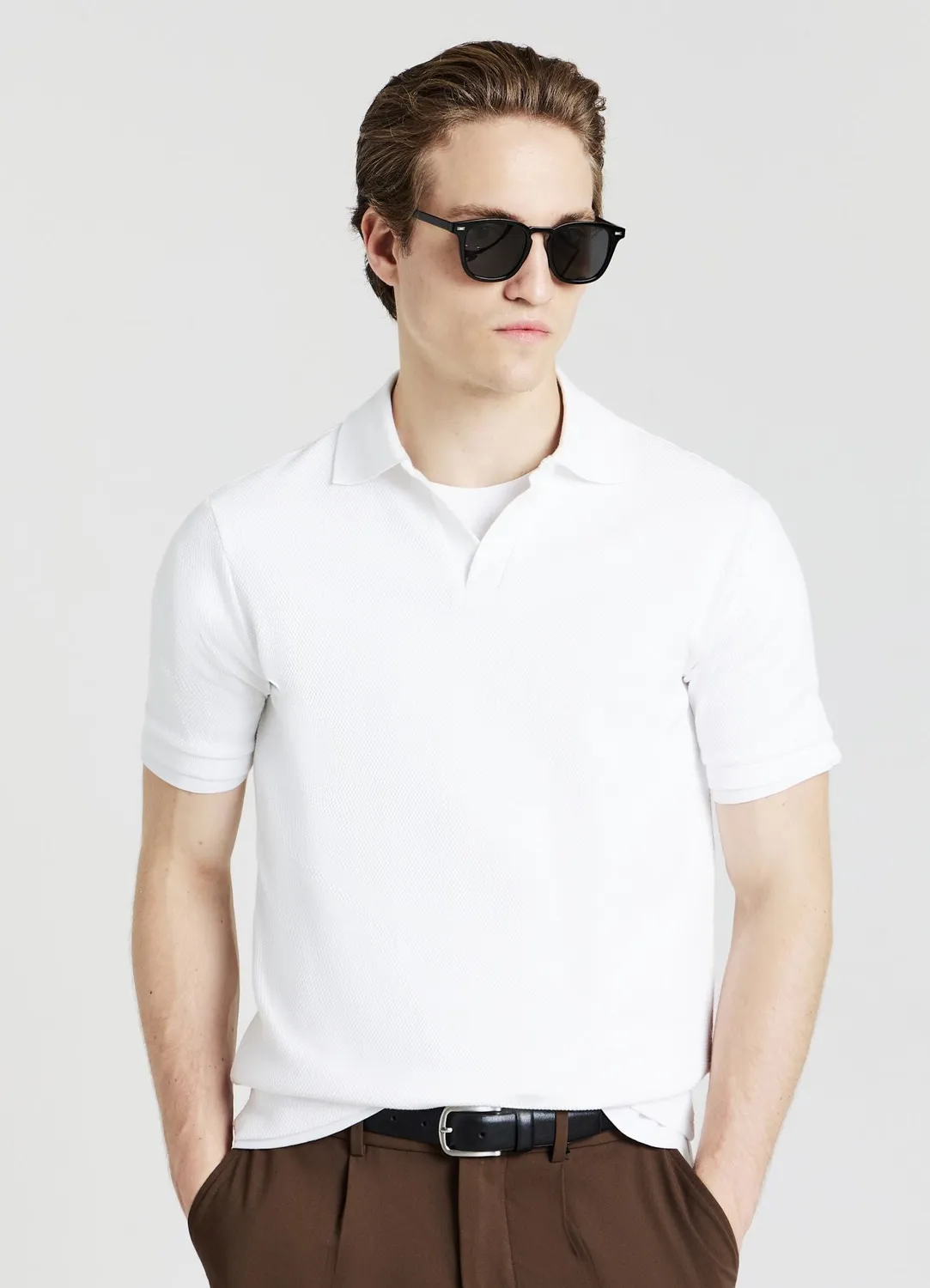 Calliope polo coton homme manches courtes