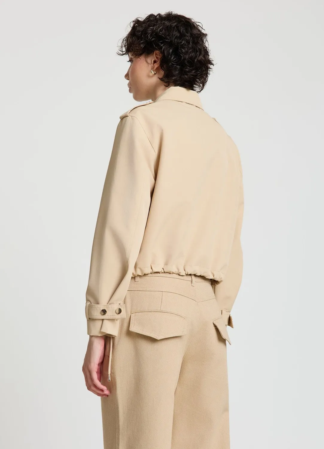Calliope veste courte poches rabat femme regular