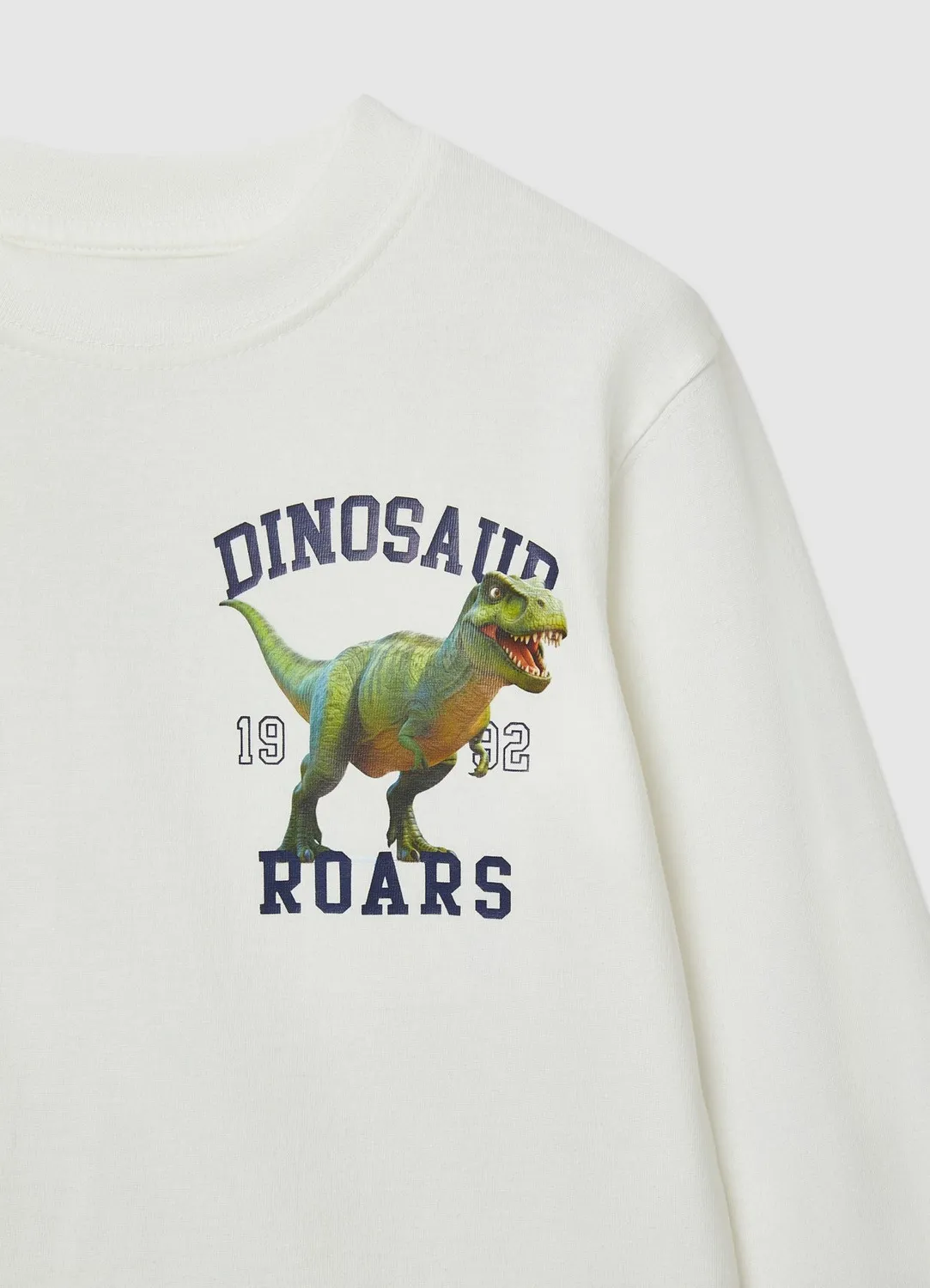 Calliope t-shirt dinosaures manches longues garçon coton