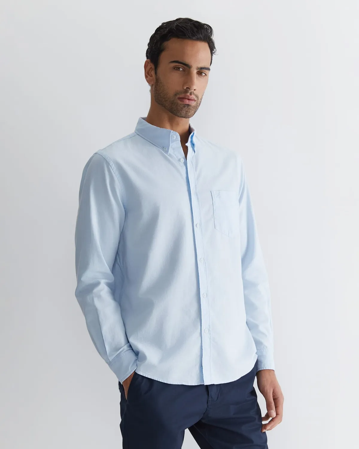 Sportscraft Oxford chemise coton homme manches longues