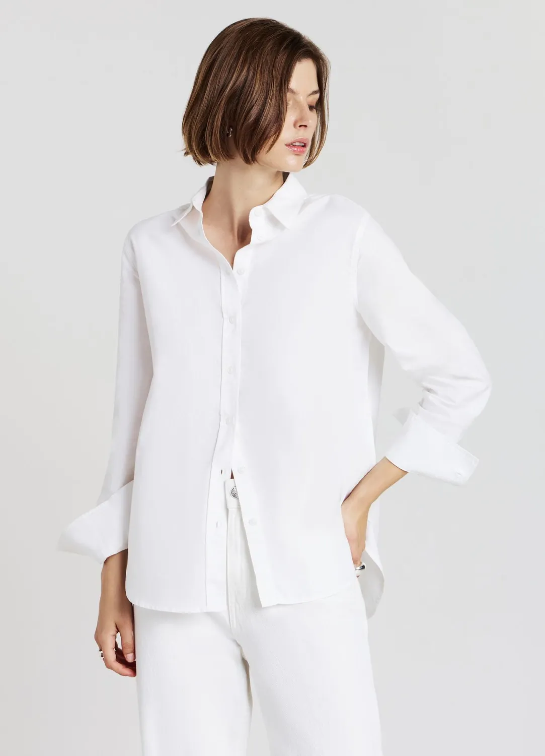 Calliope chemise oversize coton femme manches longues